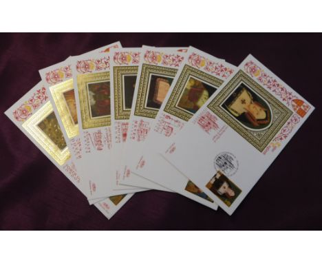Benham Gold First Day Covers - 1997 Henry VIII and his six wives with special cancels, good clean lot (7)