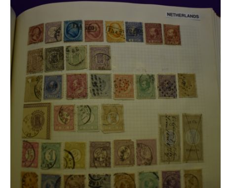 Worldwide J-R Stanley Gibbons Devon Album with m/m and used throughout. Noted Japan with Revenues, Netherlands (1000s)