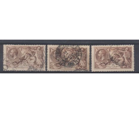 Great Britain 1918 Bradbury/Wilkinson 2s6d fine used (3)