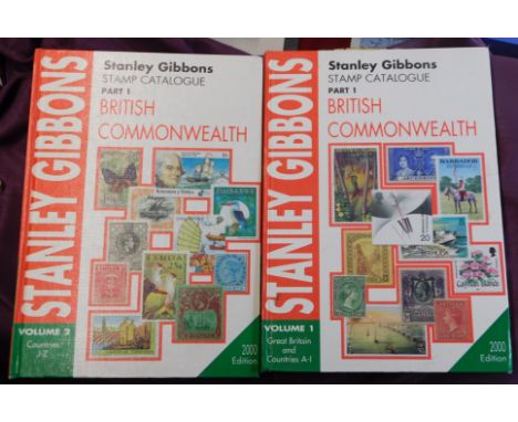 Stanley Gibbons British Commonwealth 2000 stamp catalogues Vol 1 and Vol 2