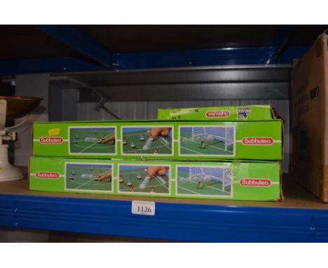 Two boxes Subbuteo games