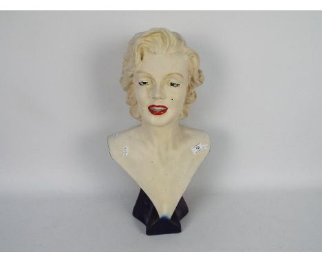 A large head and shoulders bust depicting Marilyn Monroe, approximately 51 cm (h)