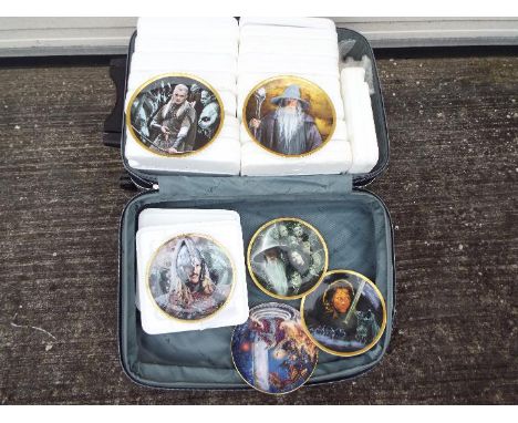 A collection of Royal Doulton / Franklin Mint, The Lord Of The Rings collector plates, predominantly boxed.