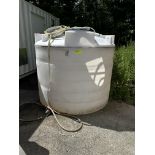 (1) 1000 Gal Polyethylene Tank w/Cover, Spigot Subject to Bulk Bid Lot 249 The greater of the