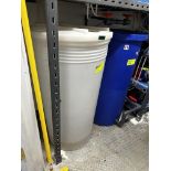 (2) 50 Gallon Polyethylene Vertical Feed Tanks w/Covers and Spigots 40"H 20"D Subject to Bulk Bid
