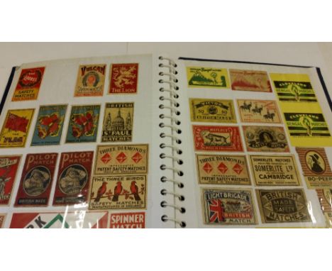 MATCHBOX LABELS, selection, cut panels & ARTB, inc. CPS, Blackpool Tower, Odeon, Three Poodles, Magic Square, Vulcan, Anglia,