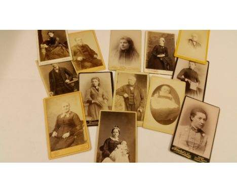EPHEMERA, cartes de visite, selection, inc. children, military, families, couples, weddings etc., photographers inc. Francis 
