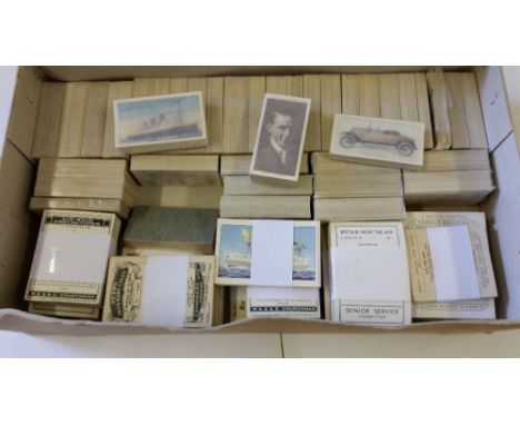 MIXED, complete (50), inc. large (13); Wills (12), Wild Flowers, Lucky Charms, Allied Army Leaders; Players (11), Motor Cars,