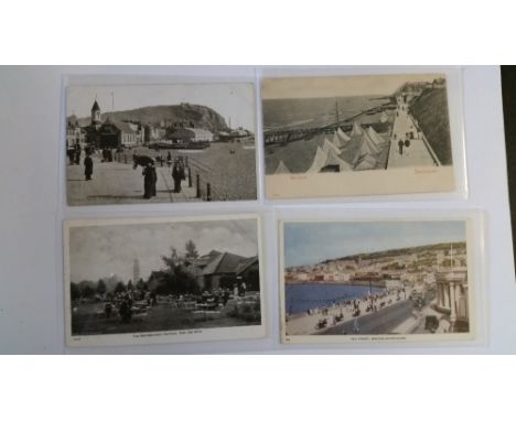 POSTCARDS topographical selection, inc. street scenes, views, coastal, parks and gardens, churches etc; Bridle Lane Eltham, G