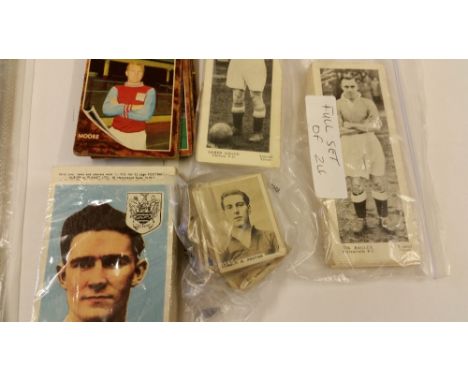 FOOTBALL, inc. complete (2), Topical Times Miniature Panel Portraits (2); A&BC Footballers (64), 1958 (complete) & 1963 (13+5