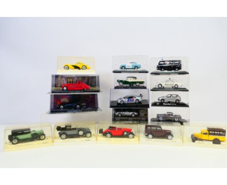 Solido, Atlas Editions, Eaglemoss - A mixed lot of diecast vehicles in various scales to include: 6 x Solido Age D'or in pers