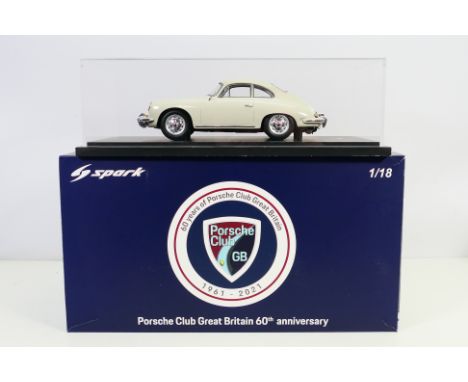 Spark - Porsche Club Great Britain - A boxed 1/18 scale Porsche 356 T5 B 001 made exclusively for Porsche Club GB members. Th