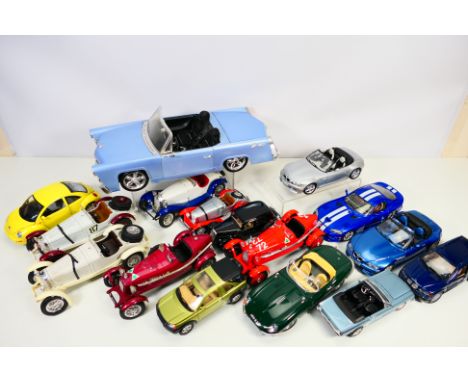 Bburago, Bratz - A collection of loose vehicles to include: Bburago Citroen TA, Volkswagen Beetle 1998, Mercedes Benz, BMW an