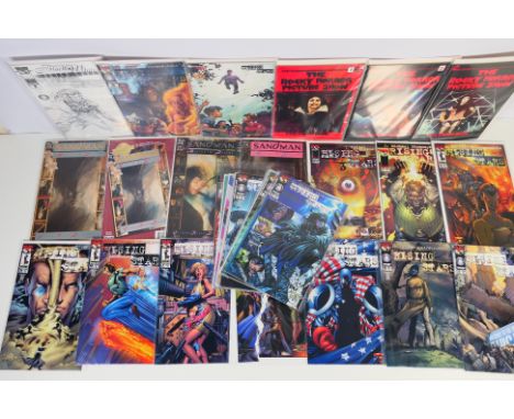 Image - Top Cow - Caliber - Others - Approximately 32 Modern Age comics. Lot includes Rising Stars #1 Sketch Edition certific