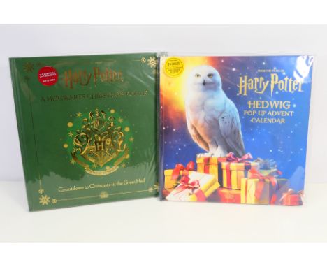 Harry Potter - 2x Harry Potter Pop-up Calendar to include A Hogwarts Christmas pop-up countdown to Christmas in the Great Hal