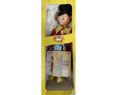 Pelham puppet, Dutch Boy with box.