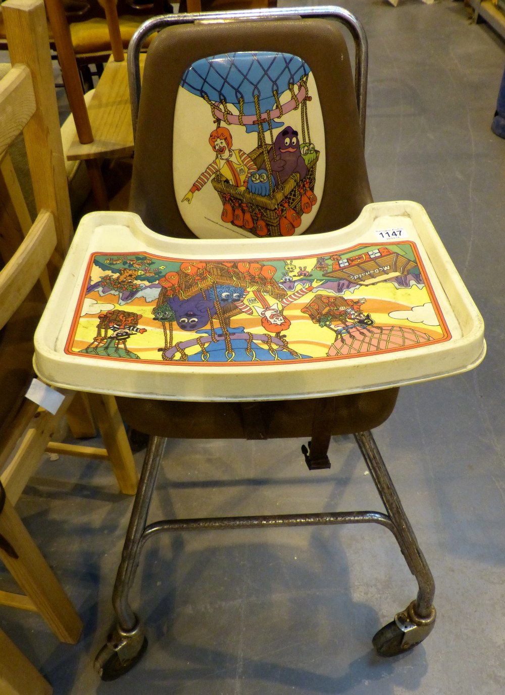 retro high chair