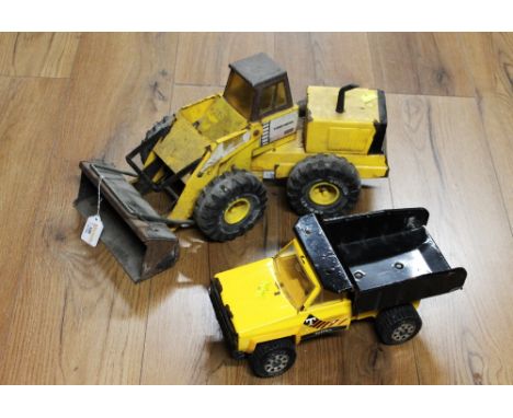 Two vintage Tonka trucks 