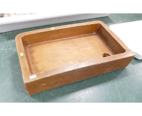 Fire glazed sink/trough 