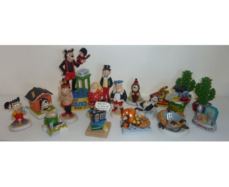 A selection of Robert Harrop 'The Beano Dandy Collection' figurines Limited Edition 'The Beano Book Front Cover 1973 First Ed