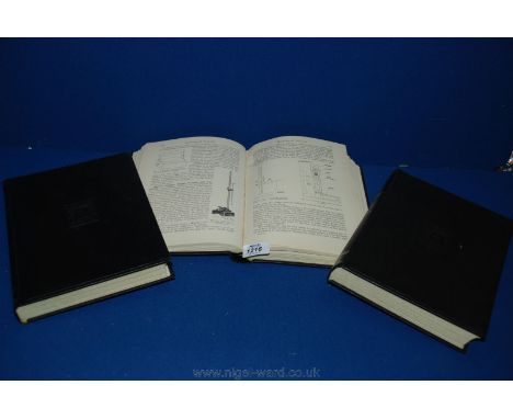 Three volumes of  'Jig, Tool and Die Practice' by Oates J.A, published by Caxton Publishing Co, 1957.