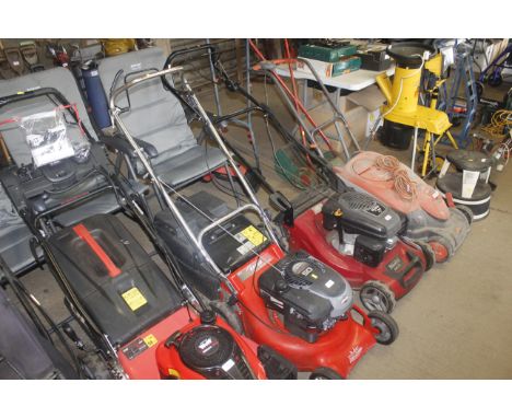 A Rover petrol rotary lawnmower 