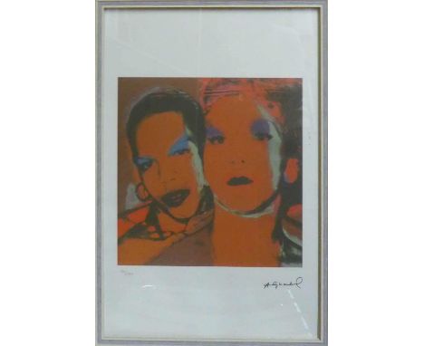 ANDY WARHOL 'Ladies and Gents', lithograph, from Leo Castelli gallery, stamped on reverse, edited by G Israel on Arches paper