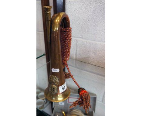 23rd Royal Welsh fusiliers brass bugle