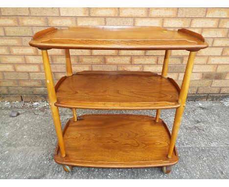 An Ercol tea trolley, 75 cm x 71 cm x 46 cm