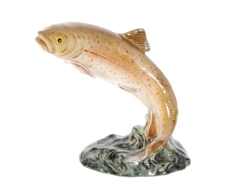 A Beswick model of a Trout, model 1032, height 15cm