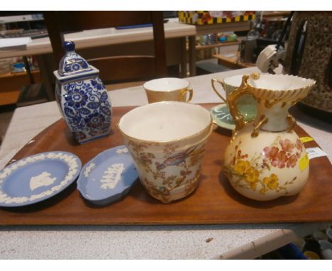 tray inc. royal worcester and crown ducal