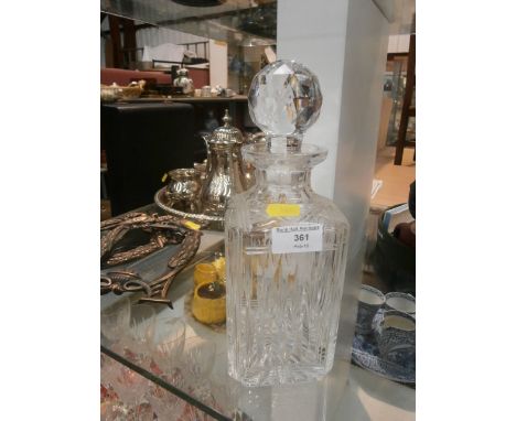 cut glass decanter