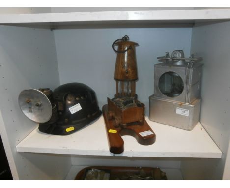 shelf of colliery items