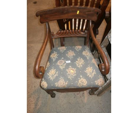 vintage commode with turned legs