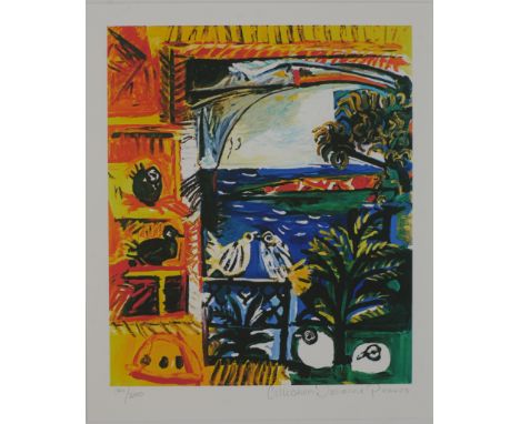 After Pablo Picasso, Les Pigeons (the pigeons), (1957), Giclée print on archival paper, edition 174/500. H.66 W.56cm 