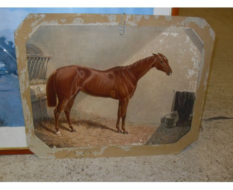 AFTER JOHN FREDERICK HERRING SENIOR "Princess in stables", colour engraving, together with "The Duke of Beaufort's Hounds", l