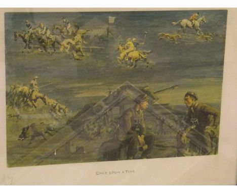AFTER SNAFFLES (CHARLES JOHNSON-PAYNE) "Once Upon a Time", colour print, signed bottom left
