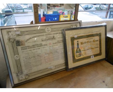 TWO SHARE CERTIFICATES