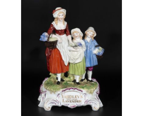 A vintage Yardley's Olde English Lavender shop display, 12 inches high