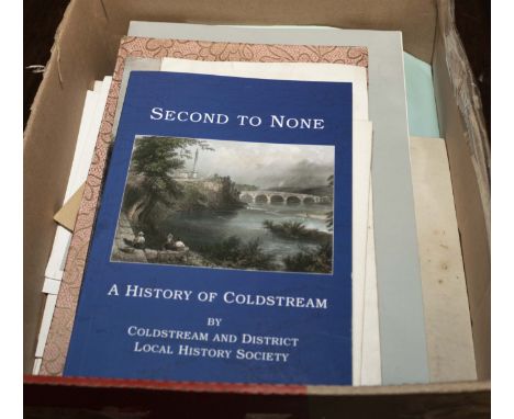 Box of Coldstream vintage books etc