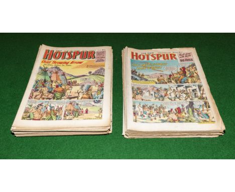 35 vintage New Hotspur comics 1963/64