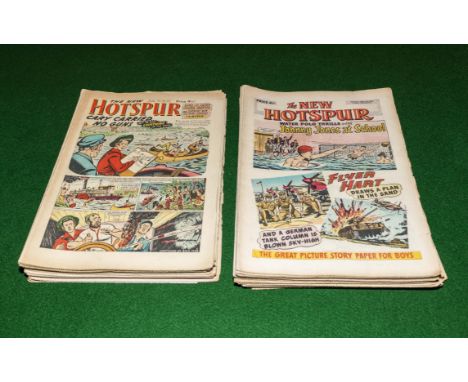 28 vintage New Hotspur comics 1962