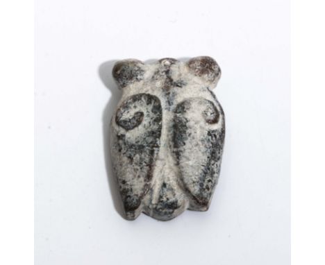 A Shang dynasty style hardstone jade cicada pendant