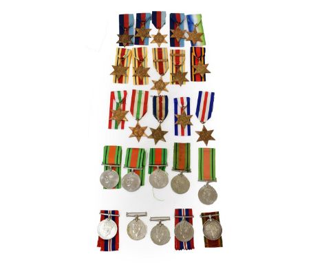 A Collection of Twenty Five Second World War Single Medals, comprising 1939-45 Star x 4, Atlantic Star x 1,Africa Star x 4 (o