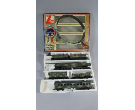 A Boxed Lima Golden Series OO Gauge Military Train Pack 'Miltarzug' inc Heavy Rail Gun Leopold. 