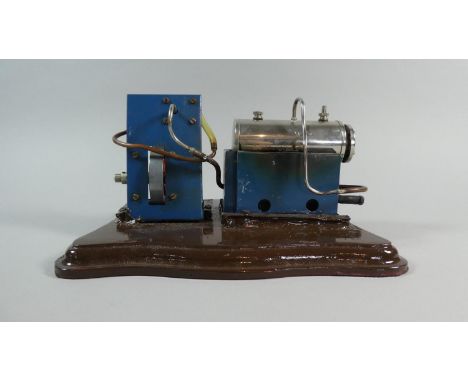 A Scratch Built Live Steam Engine, 27cm Wide 