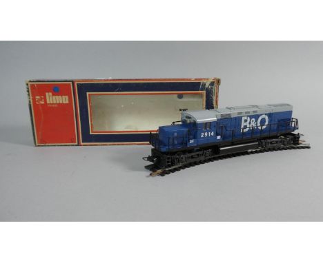 A Boxed Lima OO Gauge B&amp;O (Baltimore &amp; Ohio) Dash 9 Locomotive 