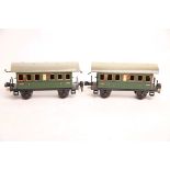 Märklin S 0, 2 St. Konvolut Personenwagen Z1-2