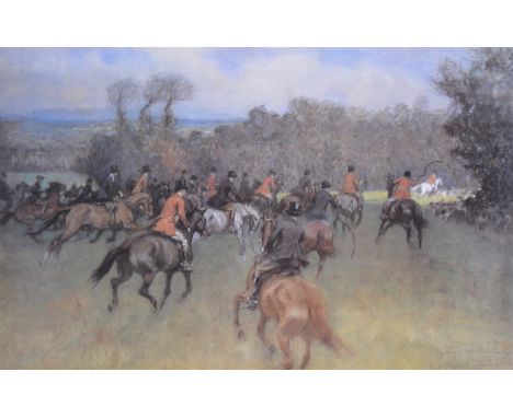 A quantity of pictures and prints, including after Gilbert Halliday, limited edition hunting print; original oil on board by 