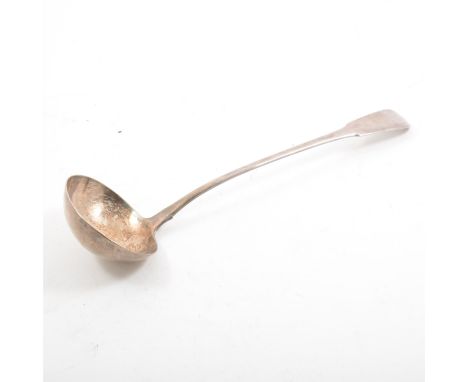 A Regency silver ladle by Thomas Wilkes Barker, London 1815, approx. 5.7oz.